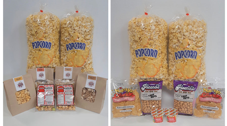Introducing the Ultimate Popcorn Pack and Salty and Nutty Pack